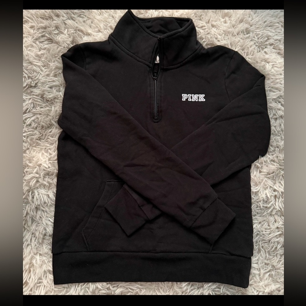 Used PINK Victoria Secret Quarter Zip